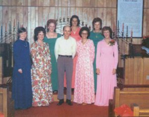 1979
1st row.  Faye,Syretta,Austin,Jessie & Carole
2nd row. Helen,Lillian & Ollie